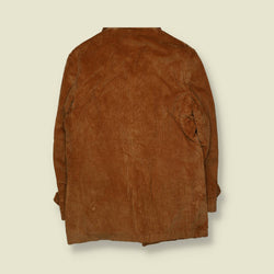 1970s | Cresco | Brown Corduroy Car Coat - M