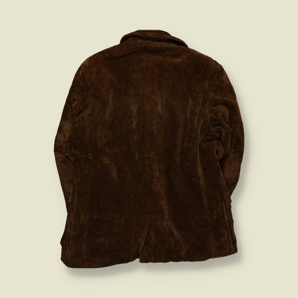 1970s | Cortofrel | Brown Corduroy Pile Lined Coat - M