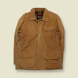 1980s | Blue Nauta | Tan Corduroy Hunting Jacket - XXL