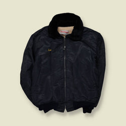 1970s | WearGuard | Black Pile Collar Security Jacket - XXL