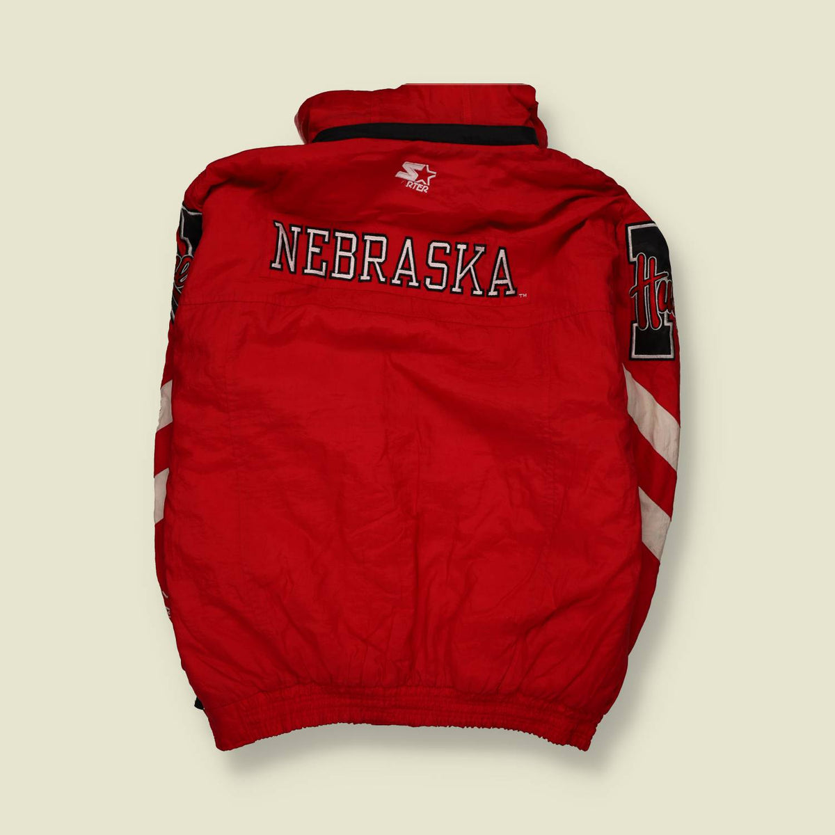 1990s | Starter | Nebraska Huskers Hooded Jacket - XXL
