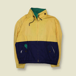 1980s | Clipper Mist | Colour Block Windbreaker Jacket - XL