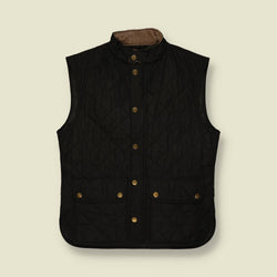 2000s | Barbour | Black Quilted Gilet - M