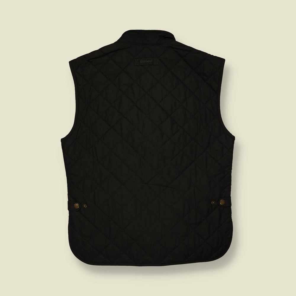 2000s | Barbour | Black Quilted Gilet - M