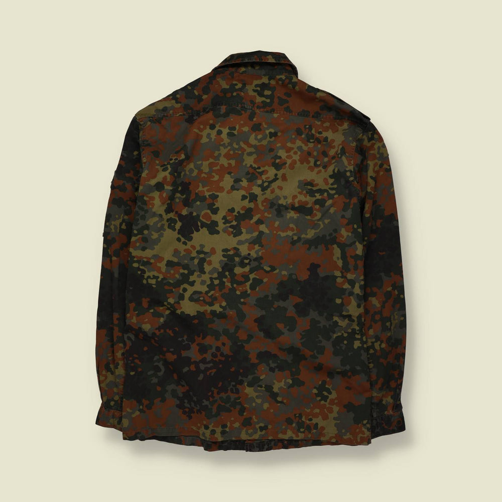 1990s | German Bundeswehr | Flecktarn Field Shirt - XS