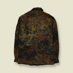 1990s | German Bundeswehr | Flecktarn Field Shirt - XS