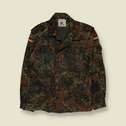 1990s | German Bundeswehr | Flecktarn Field Jacket - XS