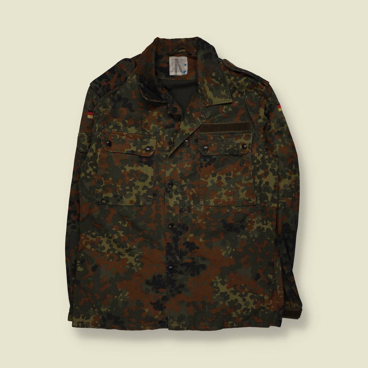 1993 | German Bundeswehr | Flecktarn Field Shirt - M
