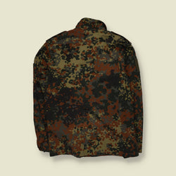 1990s | German Bundeswehr | Flecktarn Field Shirt - S