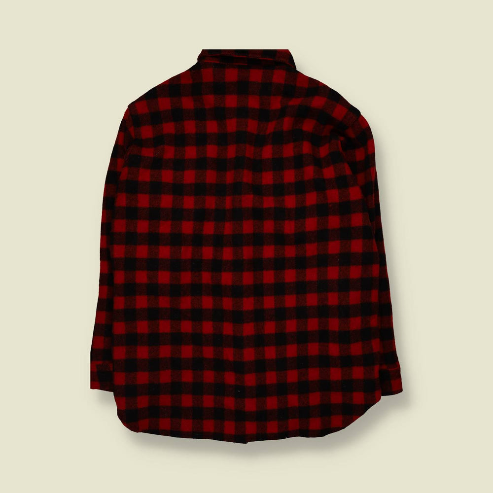 1990s | Woolrich | Wool Shirt | Red - XXL