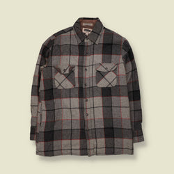 1980s | Shelter Bay by Arrow | Wool Overshirt | Grey - S