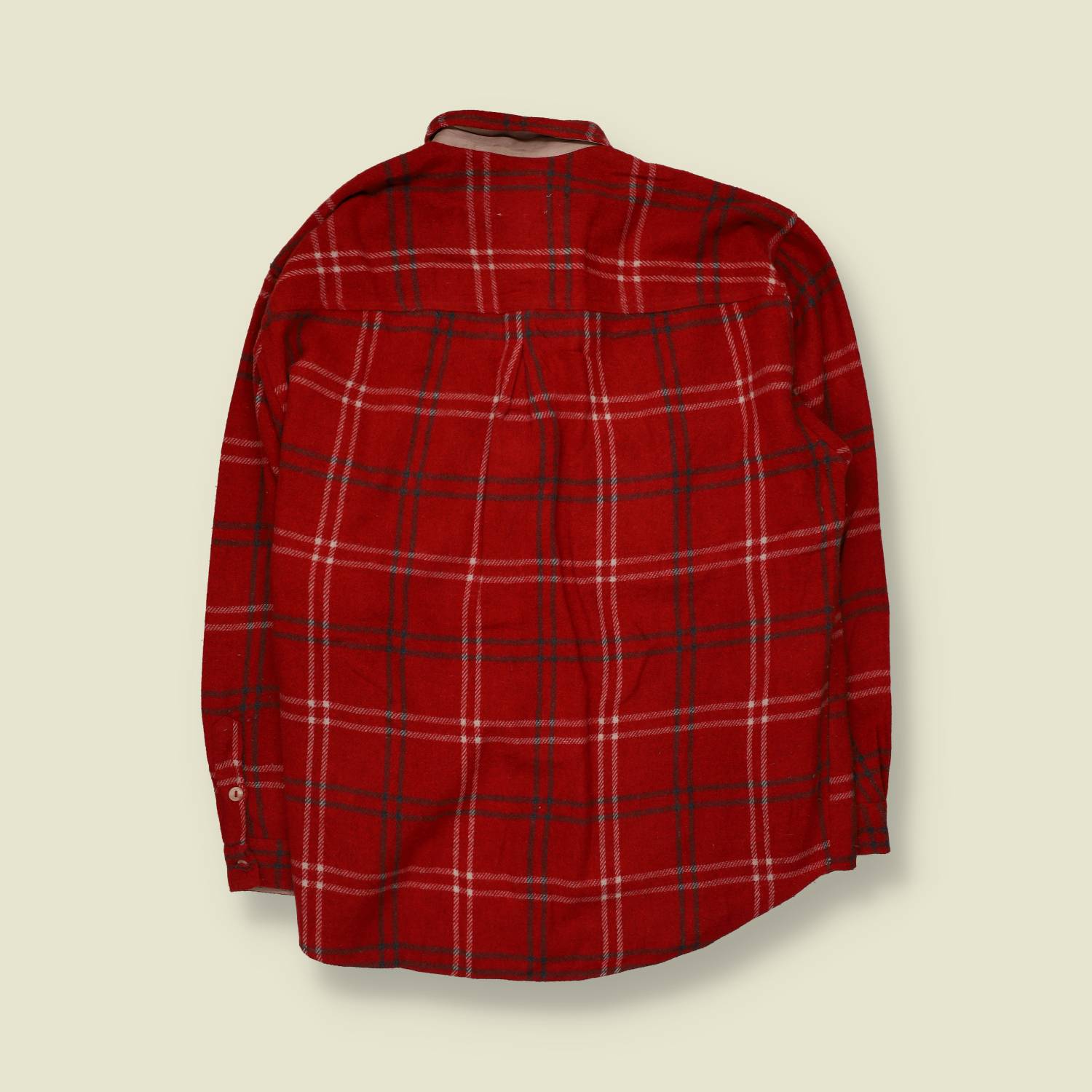 1970s | Wrangler | Wool Shirt | Red - XXL