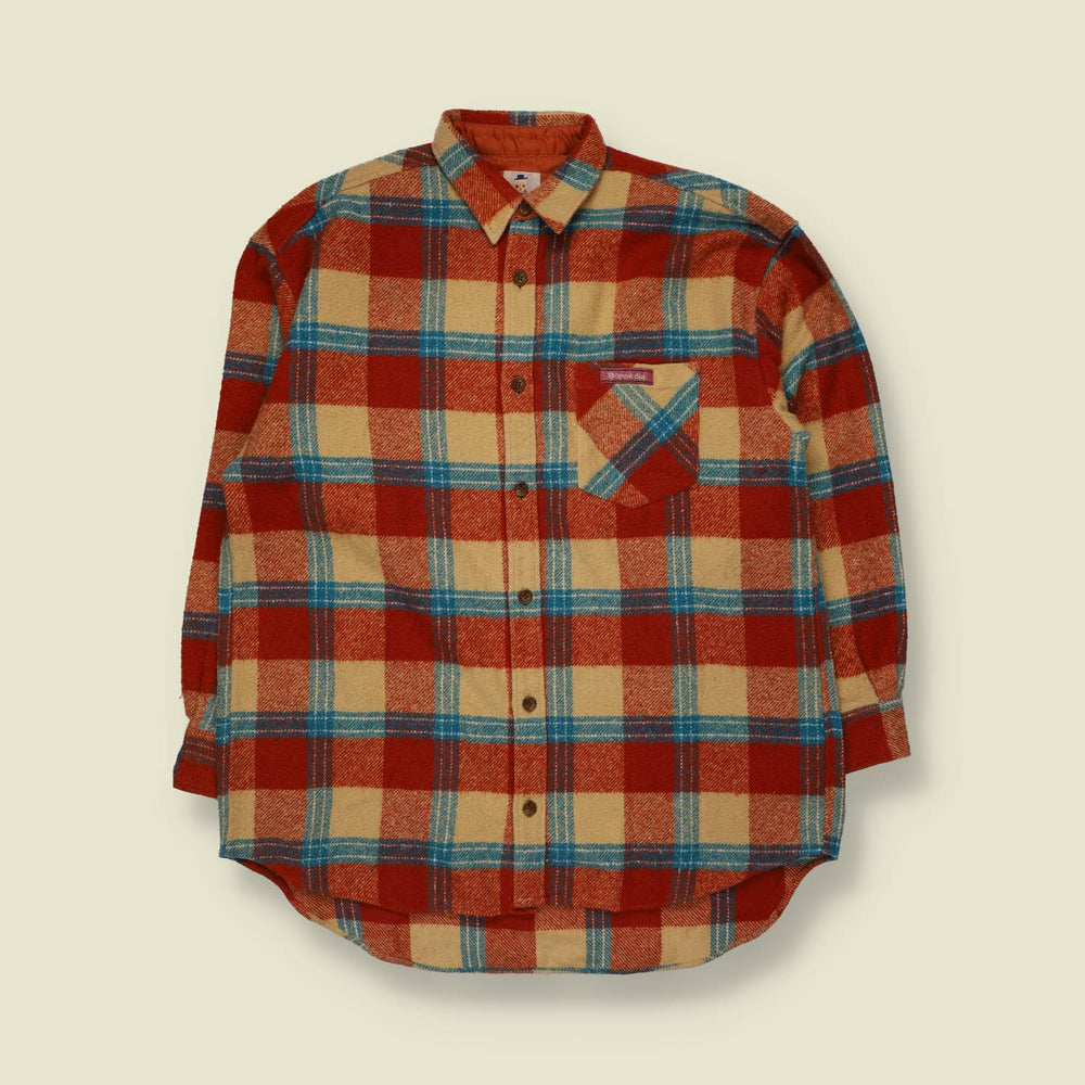 1980s | Bonne Dia | Flannel Shirt | Multi - M
