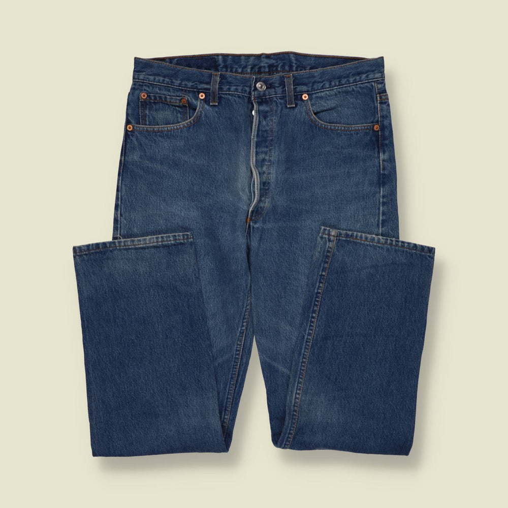 1980s-90s | Levi's | 501 Jeans | Blue - w35