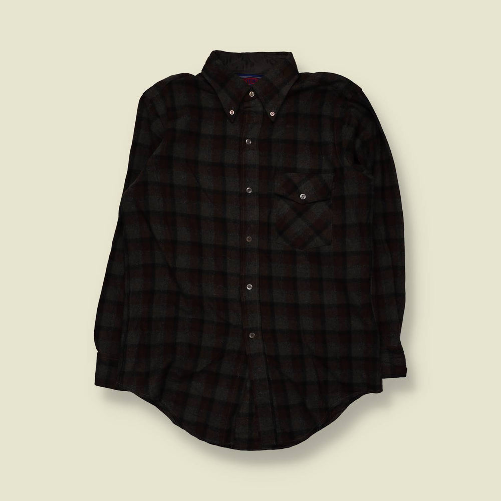 1970s | Ponderosa | Wool Shirt | Grey - S