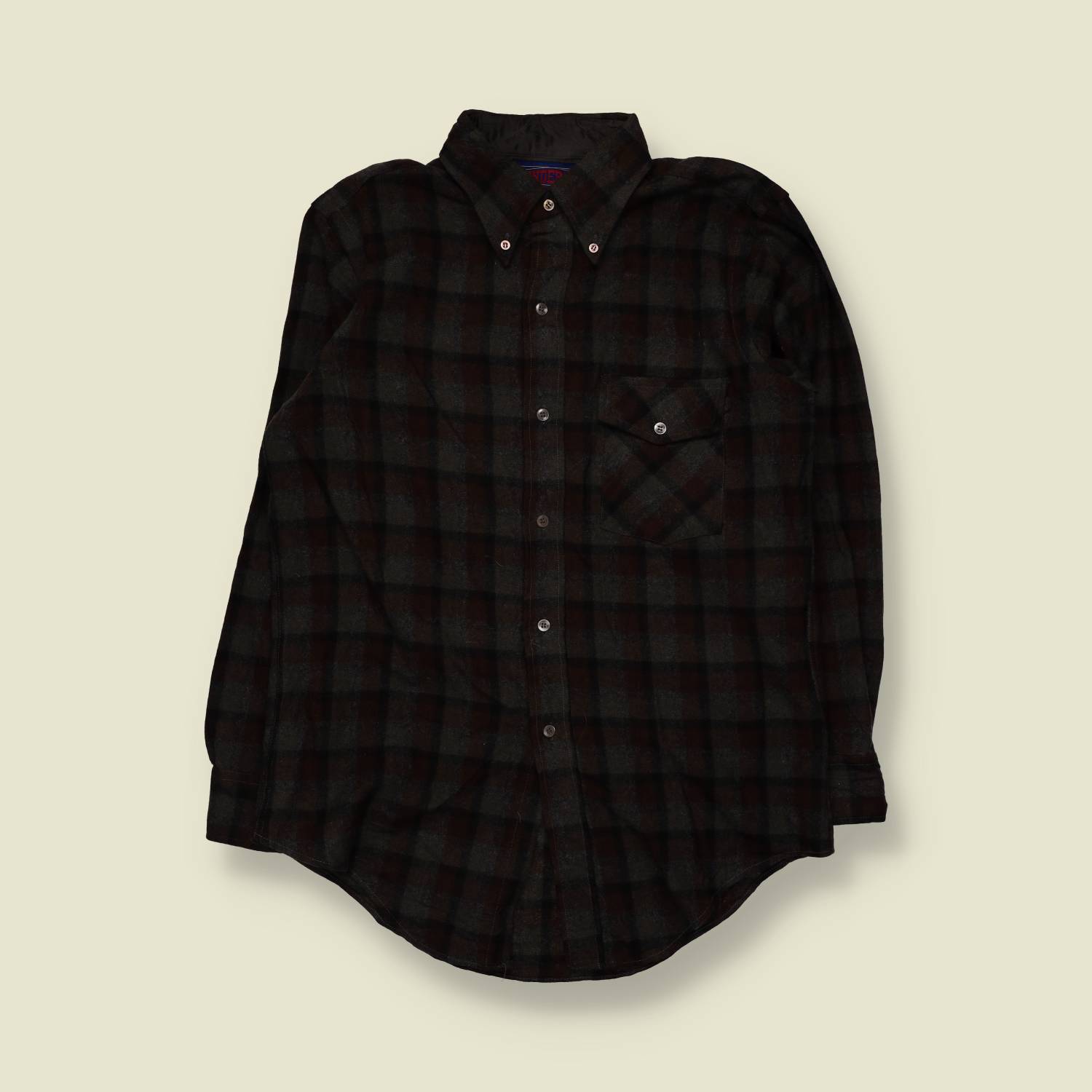 1970s | Ponderosa | Wool Shirt | Grey - S