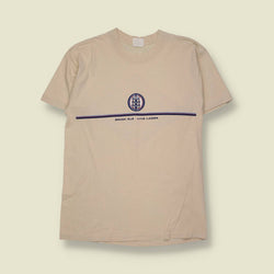 1990s | Redrock Brewing Company | "Drink Ale, Live Lager" T-Shirt | Cream - XXS