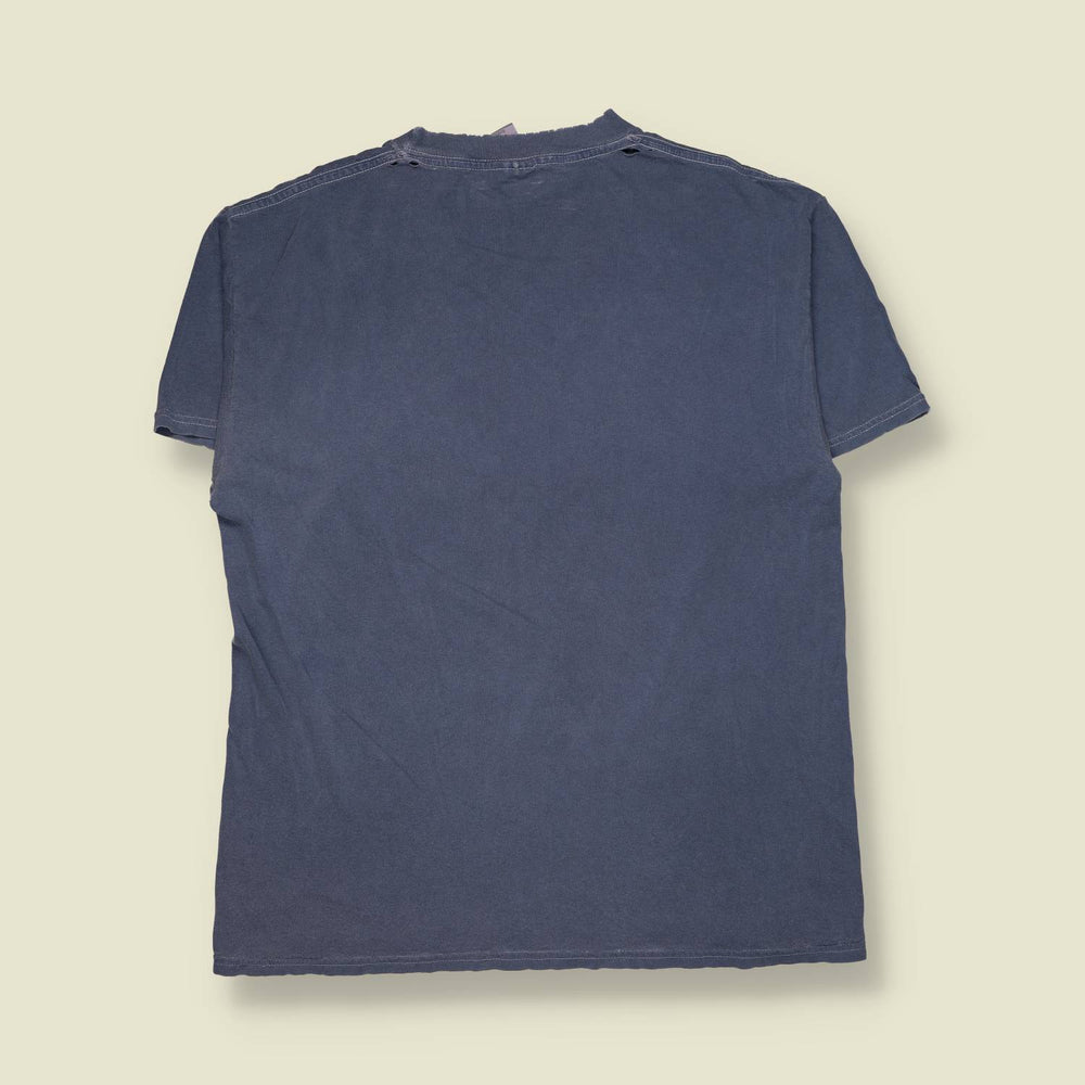1990s | Tultex | "Vineyard" T-Shirt | Navy - L