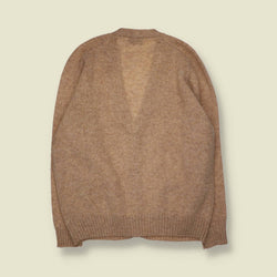 1980s | Merci Vane | Wool Cardigan | Beige - XXL