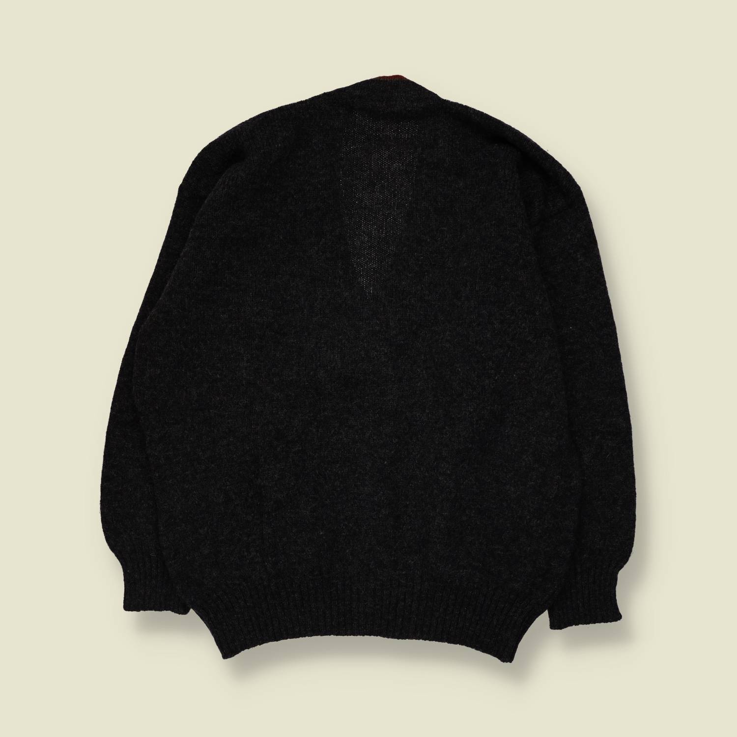 1980s | John Salzburg | Wool Cardigan | Grey - L