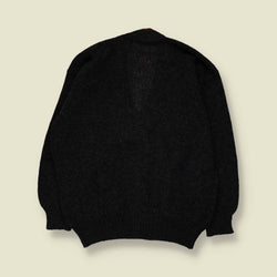 1980s | John Salzburg | Wool Cardigan | Grey - L