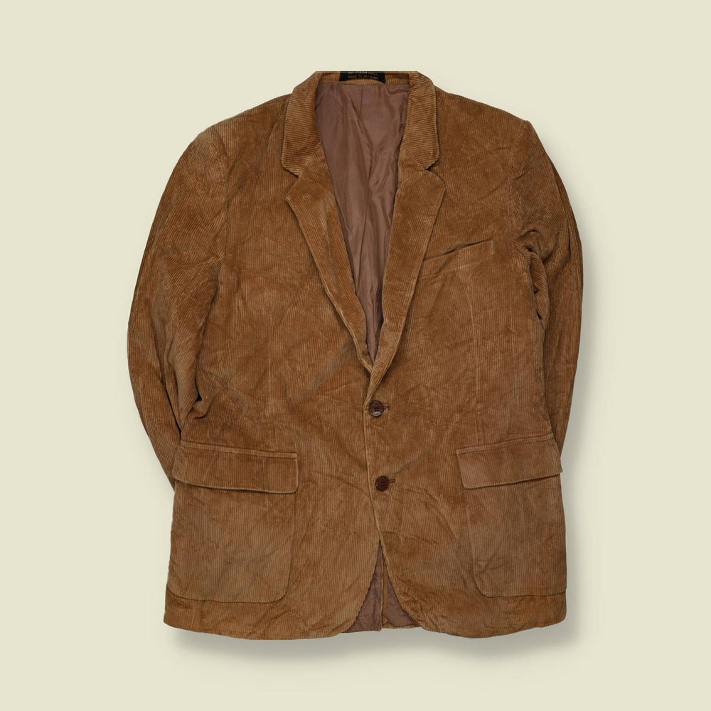 1970s | Members Only | Corduroy Blazer | Tan - L