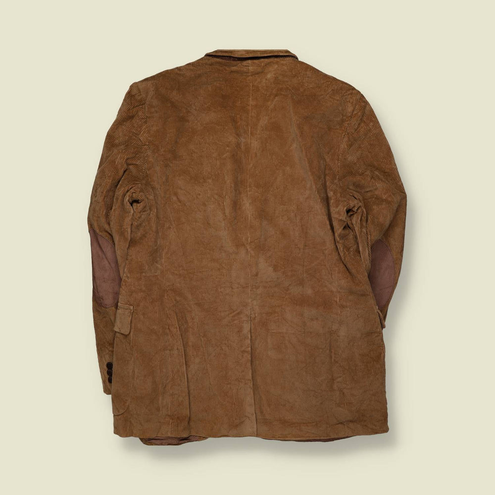 1970s | Members Only | Corduroy Blazer | Tan - L