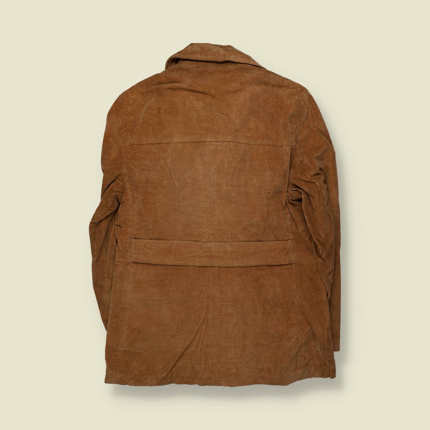1970s | Sears | Corduroy Safari Jacket | Tan - S