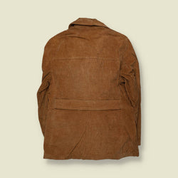 1970s | Sears | Corduroy Safari Jacket | Tan - S