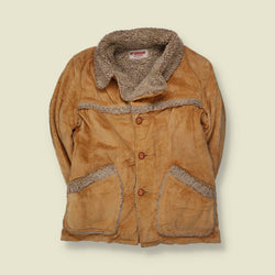 1970s | McGregor | Corduroy Sherpa-Lined Coat | Tan - L