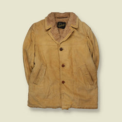1960s | Casualcraft | Chamois Sherpa-Lined Coat | Tan - XXL