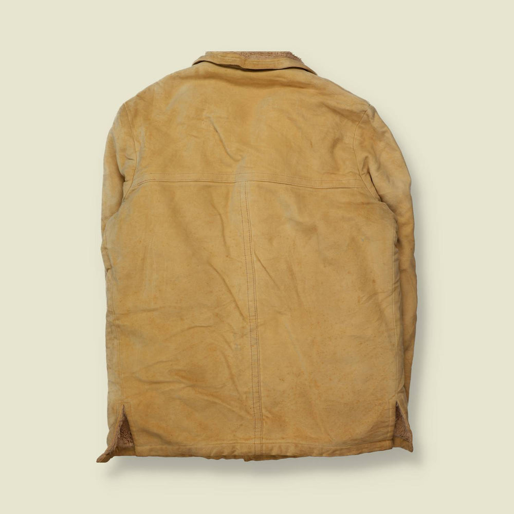 1960s | Casualcraft | Chamois Sherpa-Lined Coat | Tan - XXL