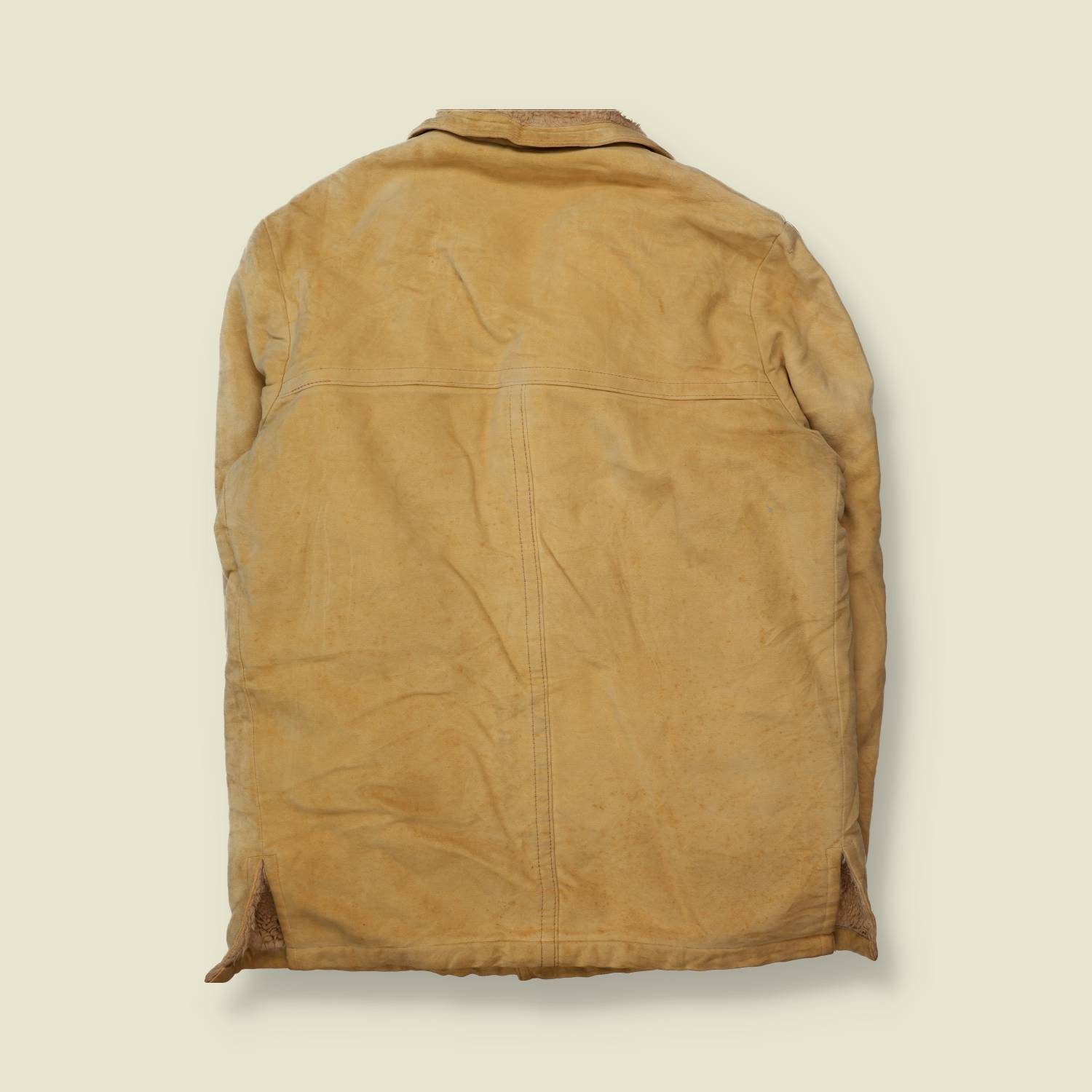 1960s | Casualcraft | Chamois Sherpa-Lined Coat | Tan - XXL