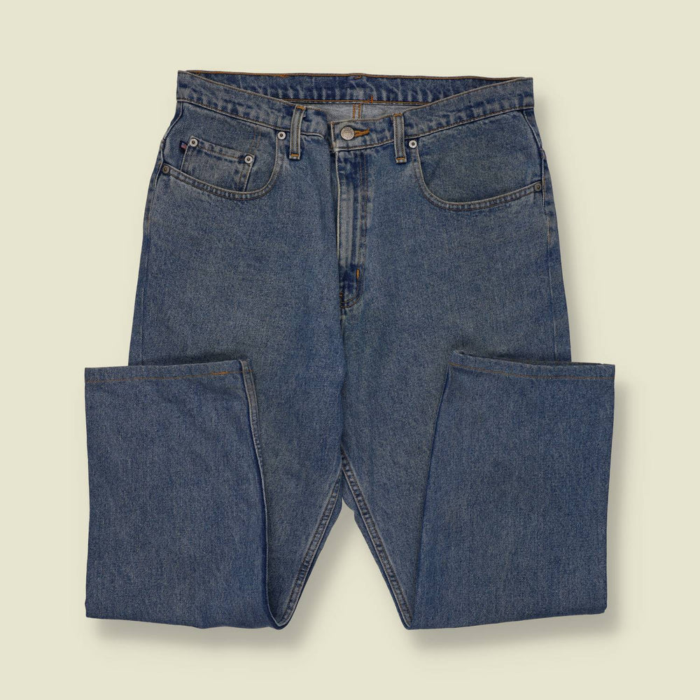 1990s | Polo Jeans Co. Ralph Lauren | Denim Jeans | Blue Wash - w34