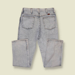 1980s | Rustler | Denim Jeans | Acid Wash - w30