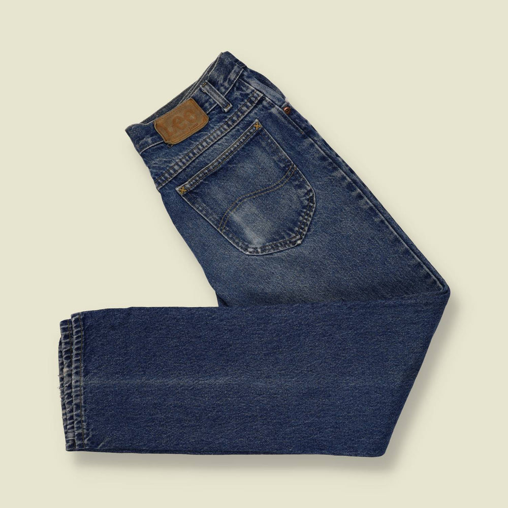 1980s | Lee | Denim Jeans | Blue Wash - w32