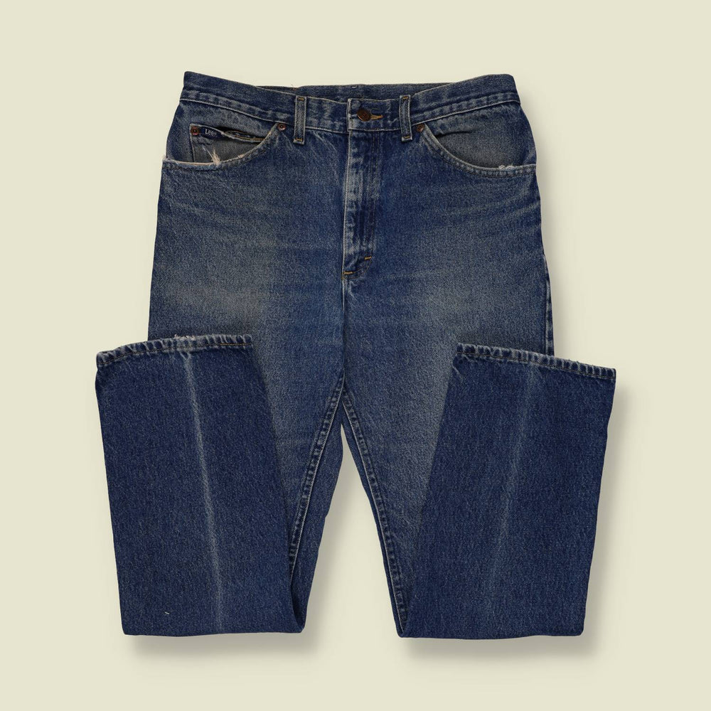 1980s | Lee | Denim Jeans | Blue Wash - w32