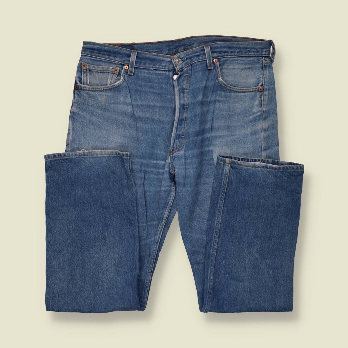 1980s-90s | Levi's | 501 Jeans | Blue - w37"