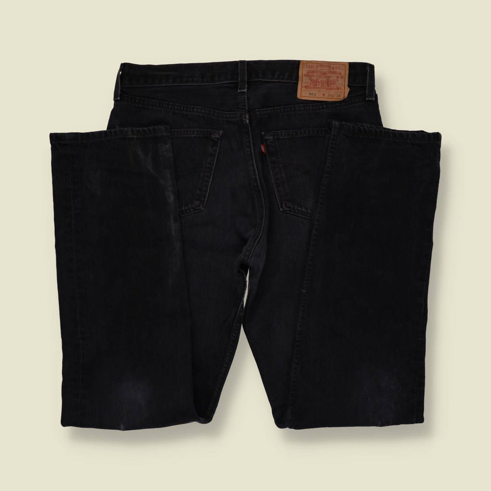 1980s-90s | Levi's | 501 Jeans | Black - w34