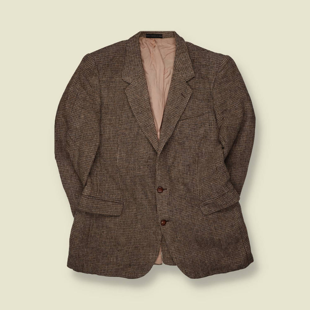 1980s | Harris Tweed | Blazer | Brown - M