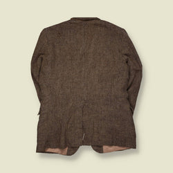 1980s | Harris Tweed | Blazer | Brown - M