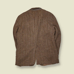 1980s | Harris Tweed | Blazer | Brown - L