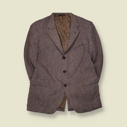 1970s | Harris Tweed | Blazer | Grey - L