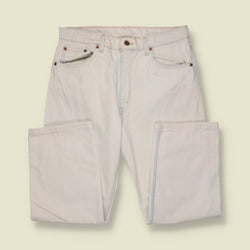 1980s-90s | Levi's | 505 Jeans | White - w34