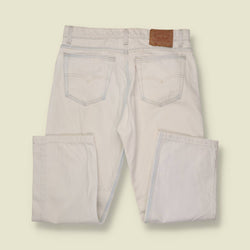 1980s-90s | Levi's | 505 Jeans | White - w34
