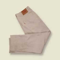 1980s-90s | Levi's | 550 Jeans | White - w36