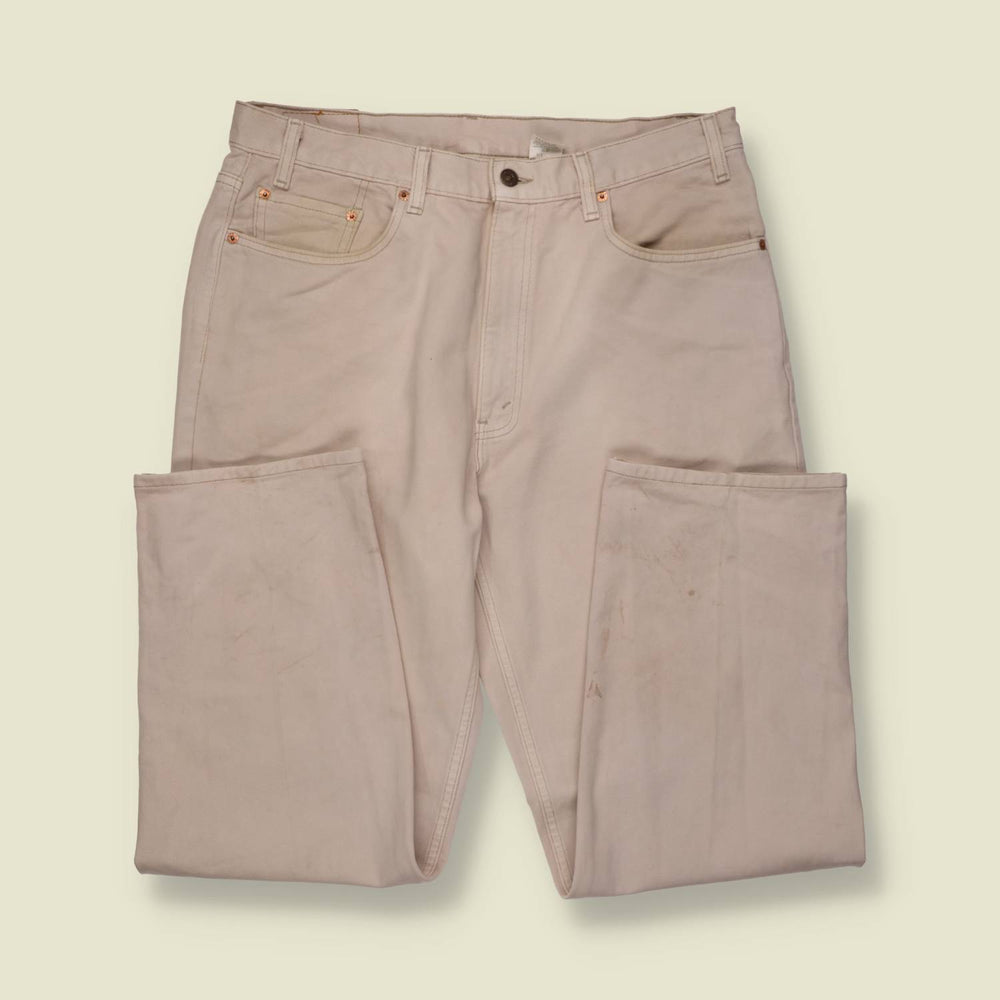 1980s-90s | Levi's | 550 Jeans | White - w36