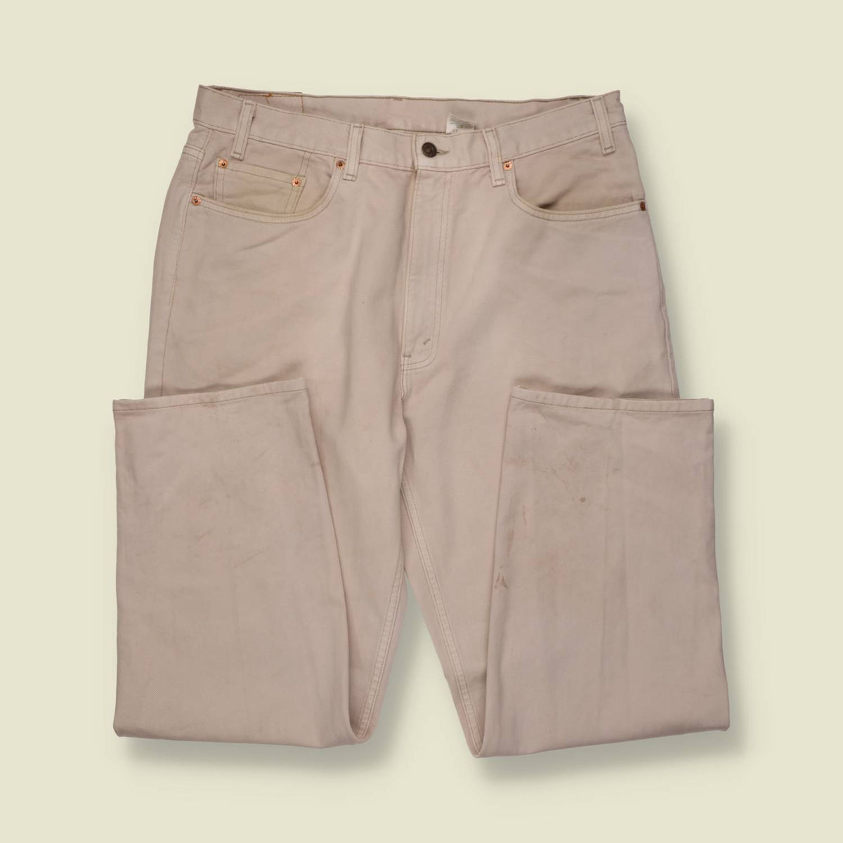 1980s-90s | Levi's | 550 Jeans | White - w36