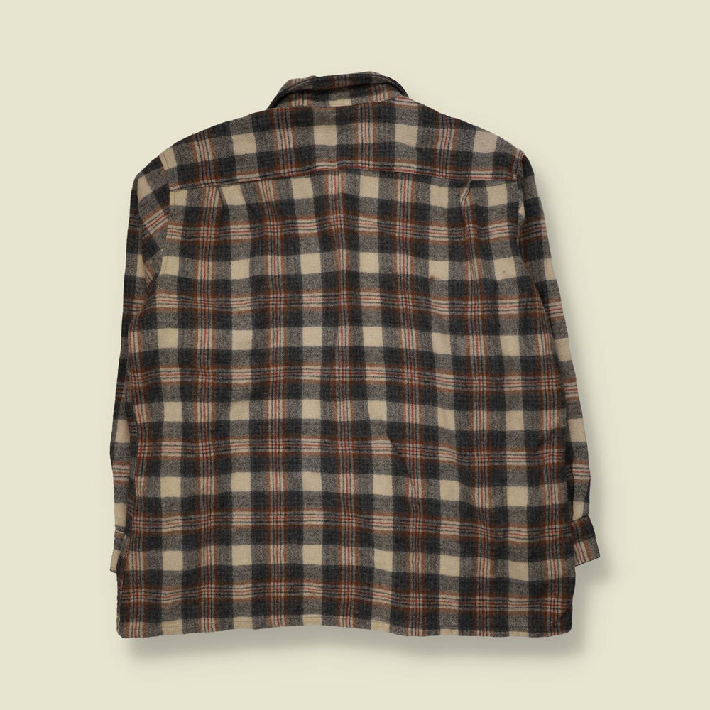 1970s | High Sierra | Wool Shirt | Grey - XXL