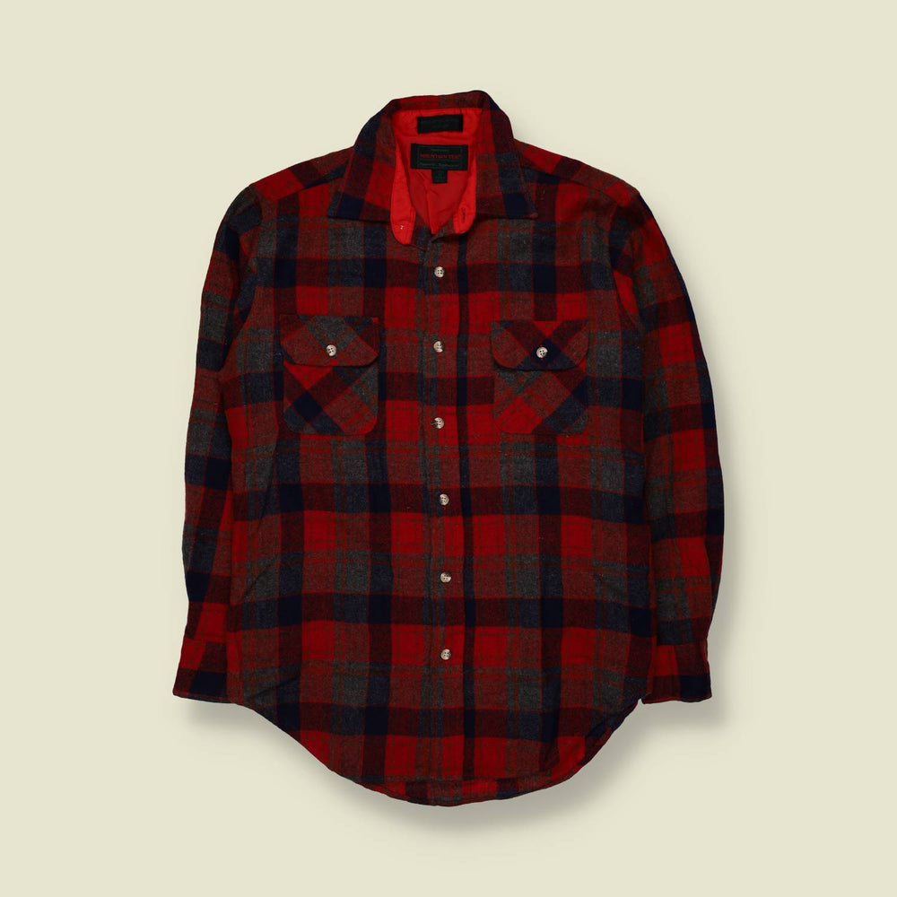 1970s | Mountain Tek | Wool Shirt | Red - M